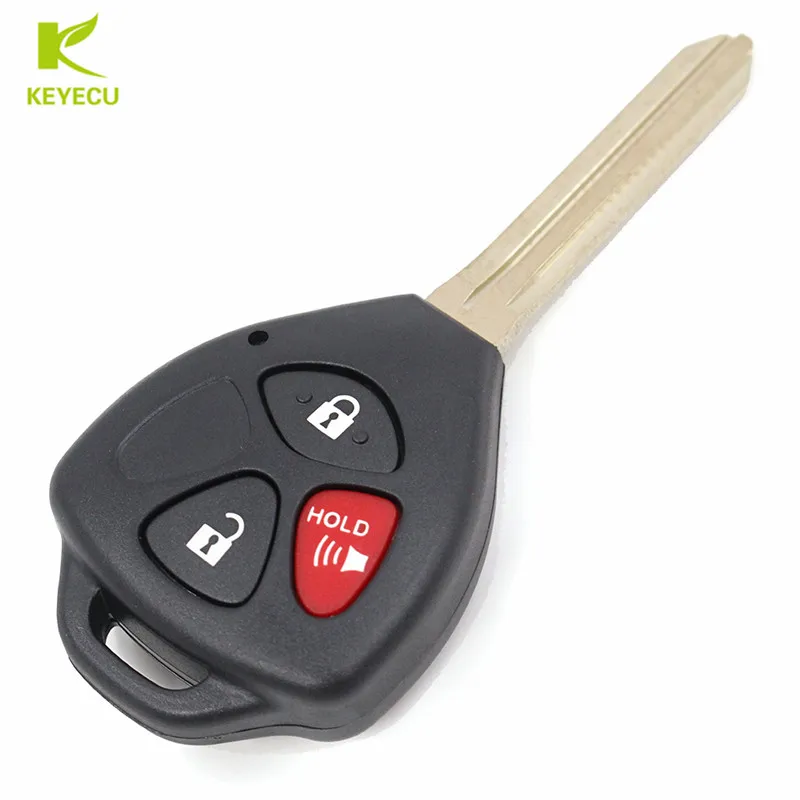 KEYECU Новый необработанный дистанционный ключ с 3 кнопками 433 92 МГц 4D67 чип для 2005 2008