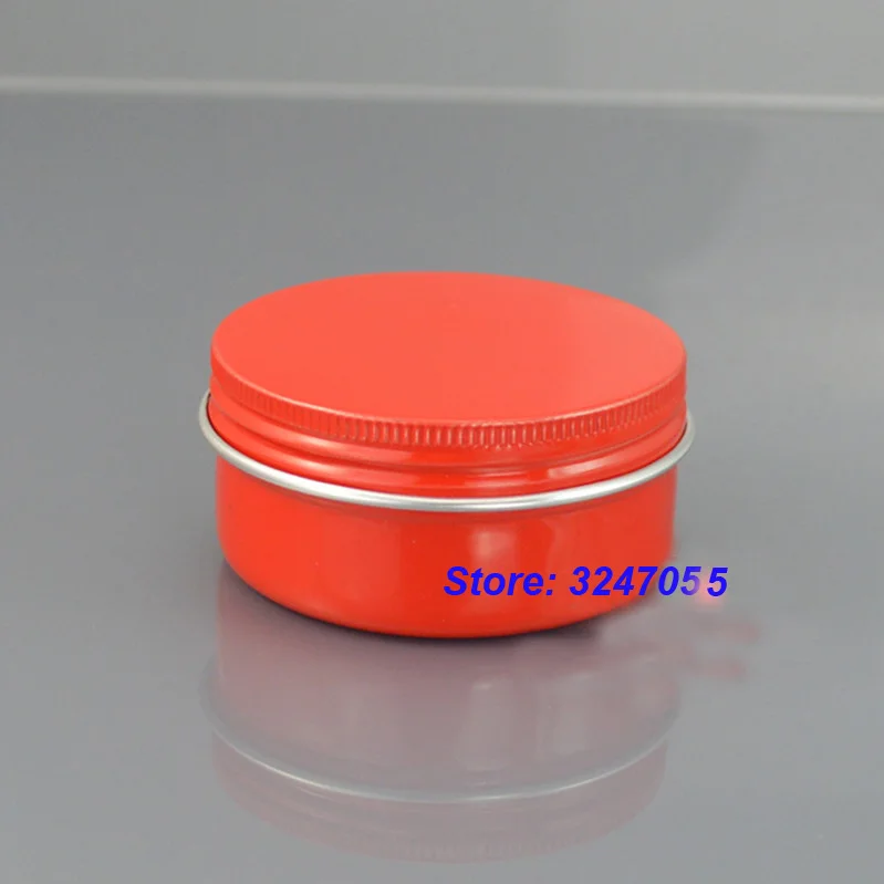 50ml/ж круглый Алюминий розовое платье ручной работы с кремовой фляге 50cc красная