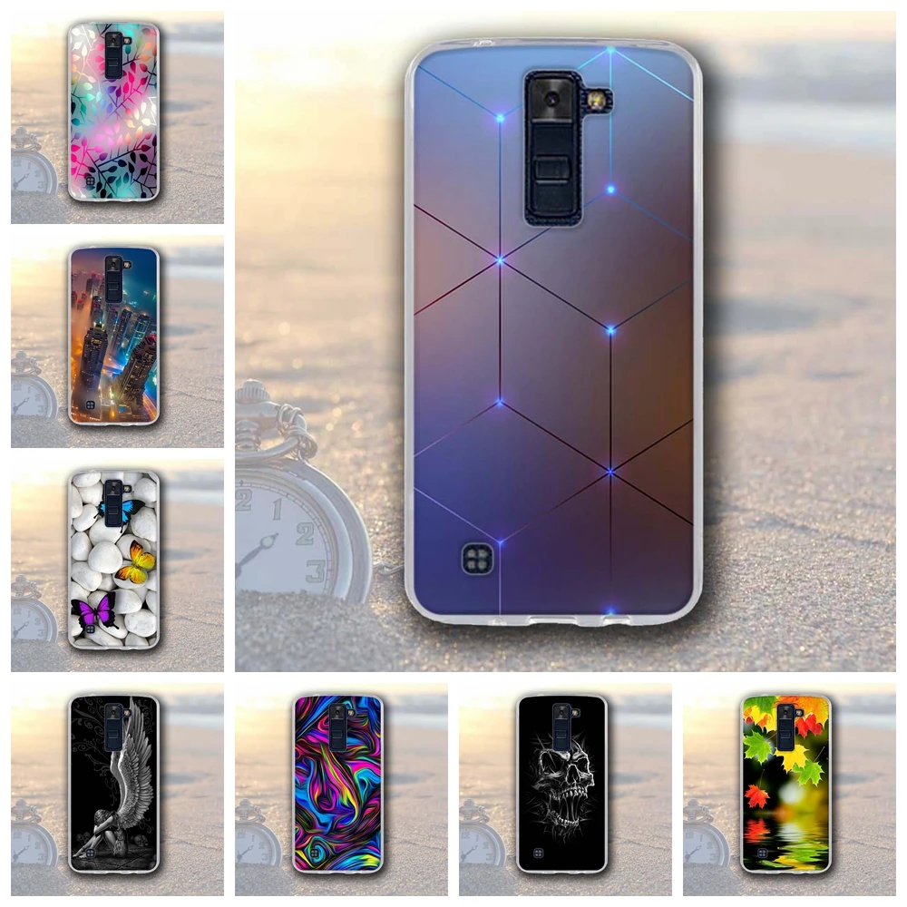 Роскошный силиконовый чехол для LG K8 K350N K350DS LTE K350E ession 3 K373 Phoenix 2 мягкий