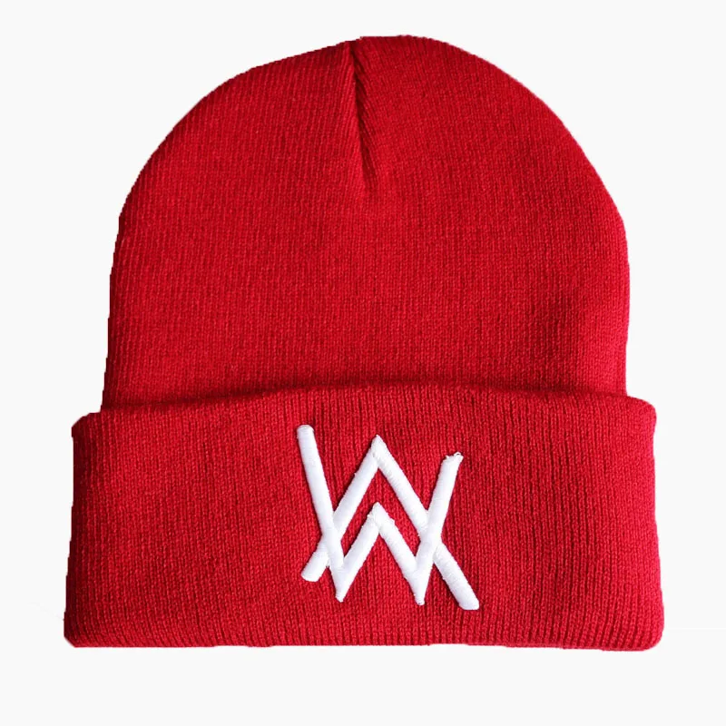 Мужская и женская шапка с вышивкой Alan Walker DJ Beanie Повседневная мультипликационным