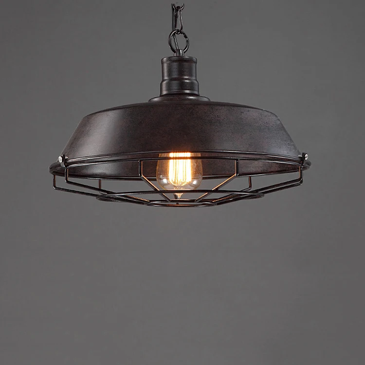 Скандинавская ретро-лампа диаметром 36 см в стиле кантри винтажная классическая