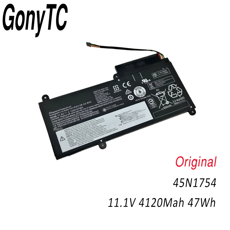 Оригинальный аккумулятор для ноутбука Lenovo ThinkPad E450 E450C E460 E460C 45N1752 45N1753 45N1756 45N1757 11 4 в