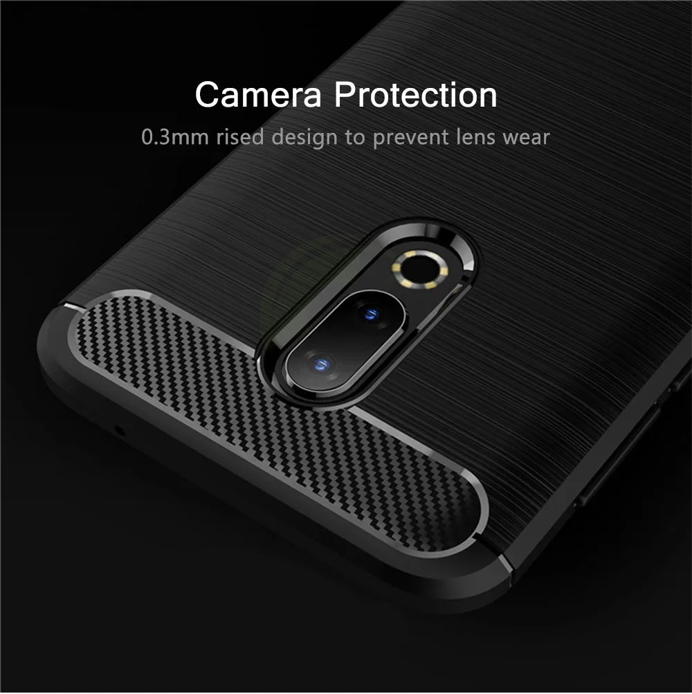 Чехол для meizu 16th/meizu 16 Ом чехол из углеродного волокна чехол-бампер из поликарбоната Силиконовый противоударный чехол для meizu 16th чехол Чехол Мягкий чехол