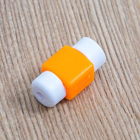 100 шт/лот модный телефон USB зарядное устройство кабель протектор цветной кабель Защита шнура для iphone намотки кабеля