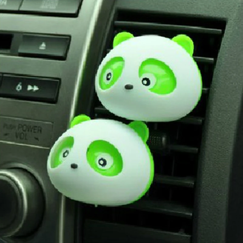 2 шт. автомобильный освежитель воздуха парфюм на выходе милые глаза панды для Peugeot
