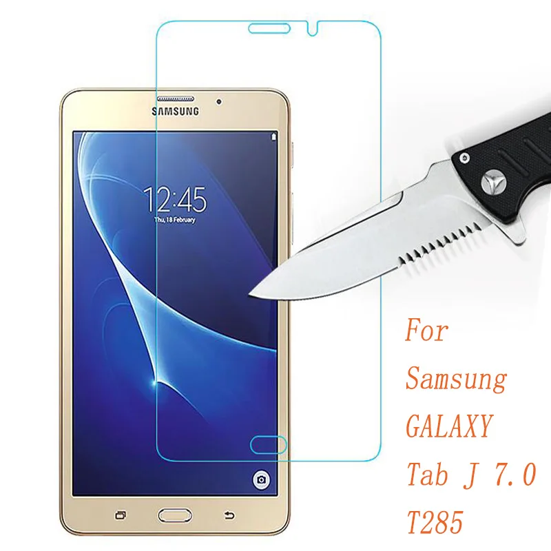 

9H Hard Tablet Screen Protector For Samsung GALAXY Tab J 7.0 T285 Tempered Glass Toughened Protective Film Guard For SM-T285YD