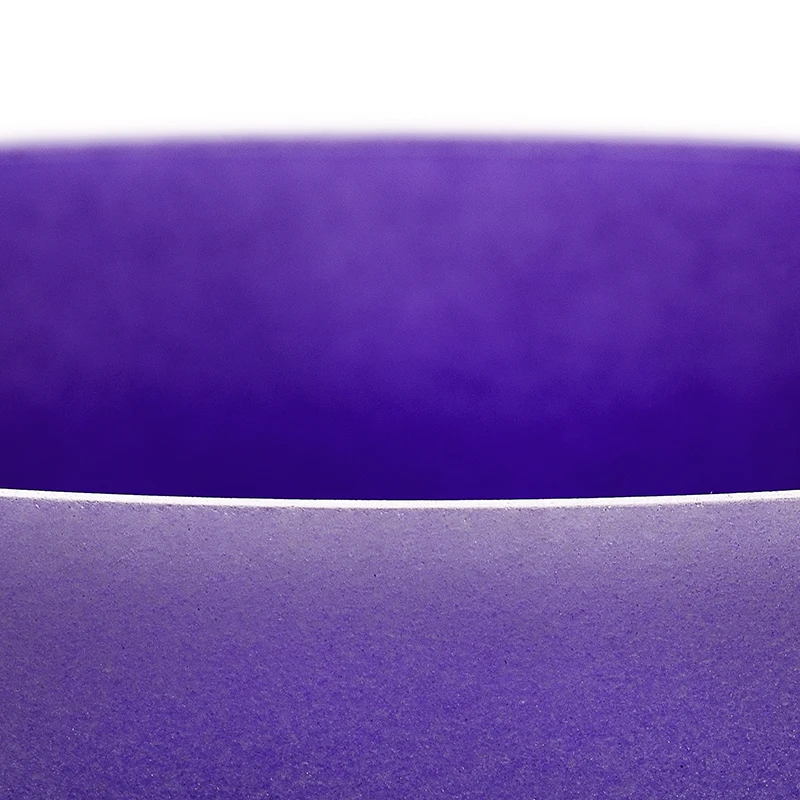 TOPFUND A # Pineal Чакра кварцевый Поющий чаша voilet Цветной Кварцевый матовый 10&quot|bowl