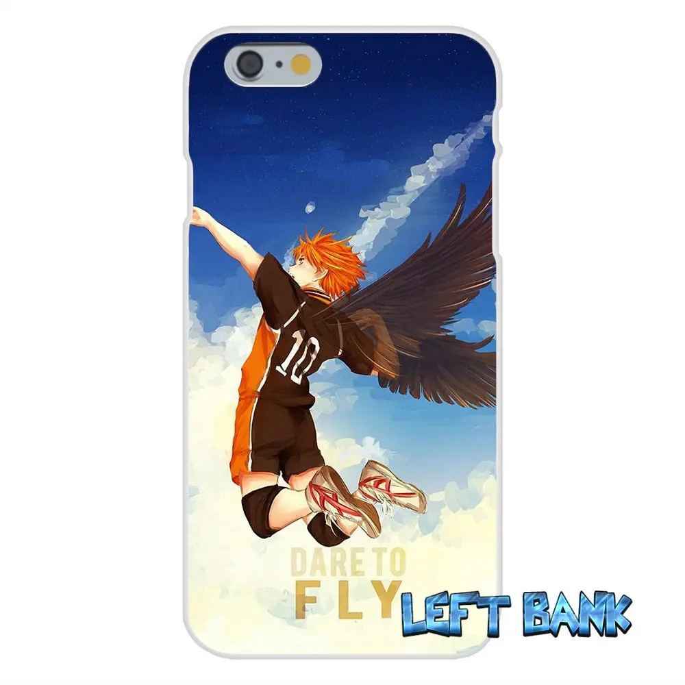 Dare to FLY Kiyoko Shimizu Haikyuu Мягкий силиконовый прозрачный чехол из ТПУ для iPhone 4 4S 5 5S 5C SE 6 6S