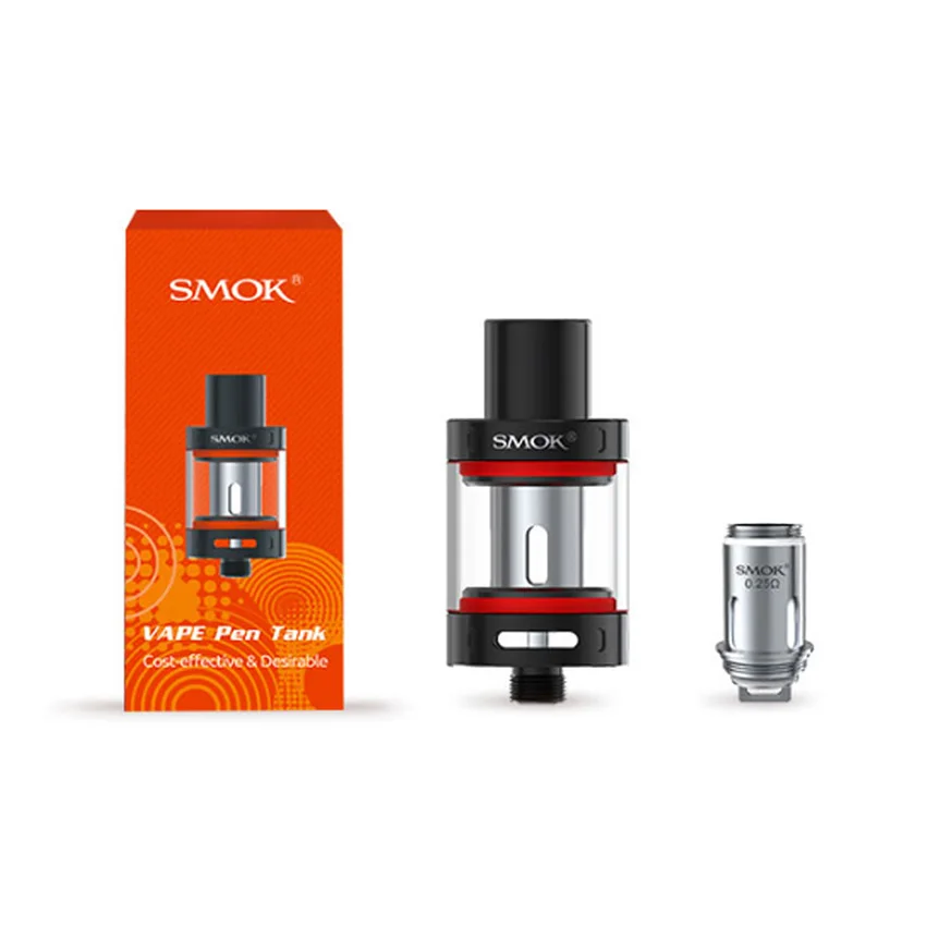 Оригинал smok VAPE ручка резервуара 2 мл 22 мм электронные сигареты распылитель