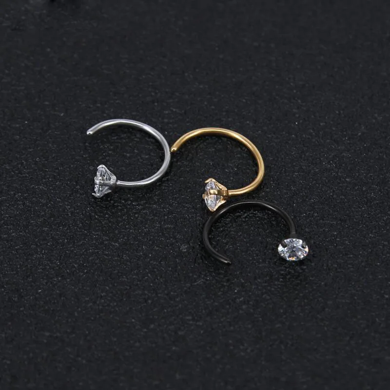 1 шт. женское кольцо гвоздик из нержавеющей стали|Украшения для тела| |