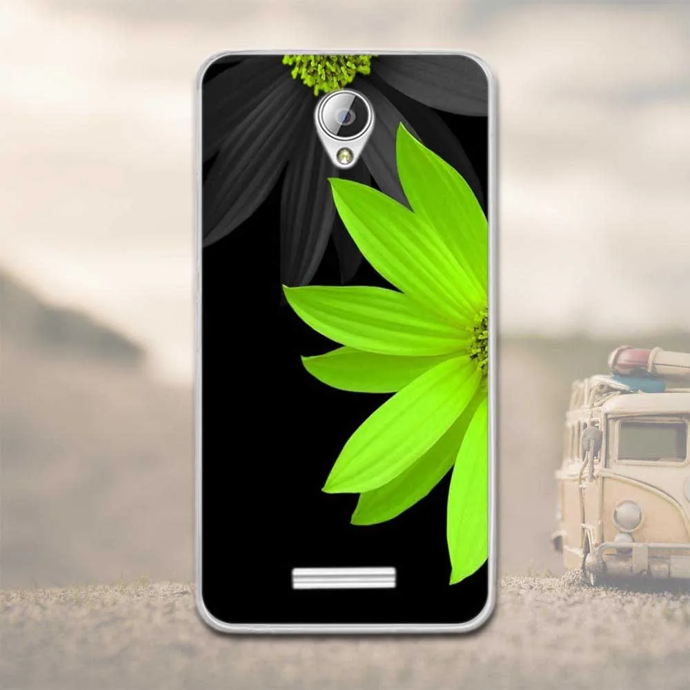 4 Роскошный рельефный 3D чехол с цветочным рисунком для lenovo A5000, мягкий силиконовый чехол для мобильного телефона с пейзажем, чехол s для lenovo A5000 A 5000, чехлы - Цвет: 4