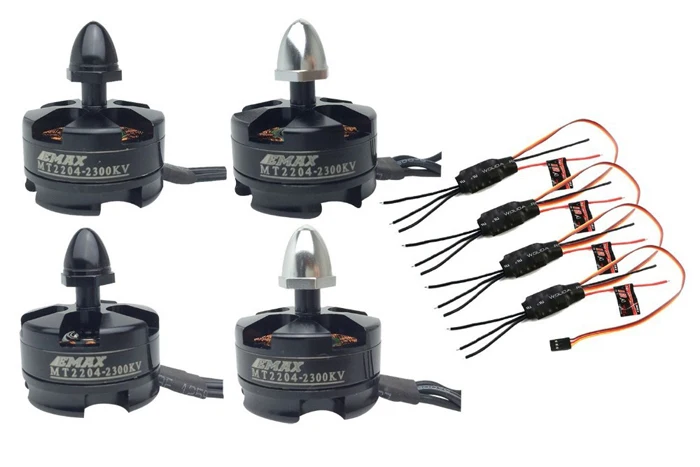 4x EMAX Simonk 12A ESC + 4x2204 2300KV двигатель для 250 мм QAV250 Multi Quad Copter|motor copter|motor quadquad copter |