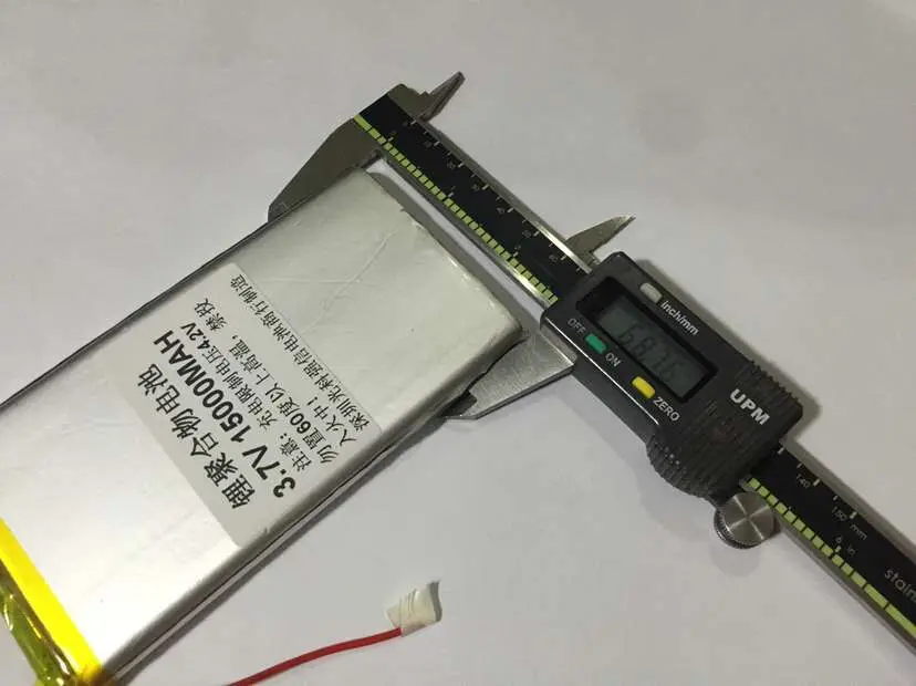 3,7 V литий-полимерный аккумулятор 8569126 15000 MAH 8,5X69X126mm