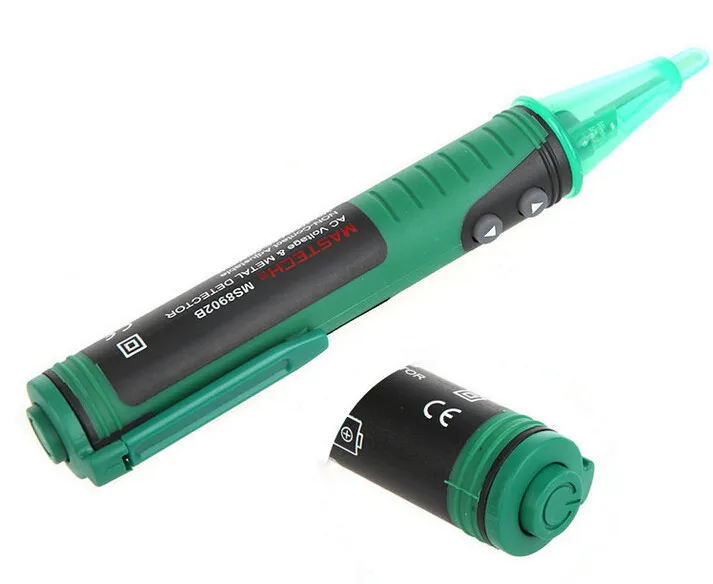 MASTECH MS8902B Бесконтактный 20 V-600 V профессиональный детектор напряжения переменного тока и металлоискатель тестер метр