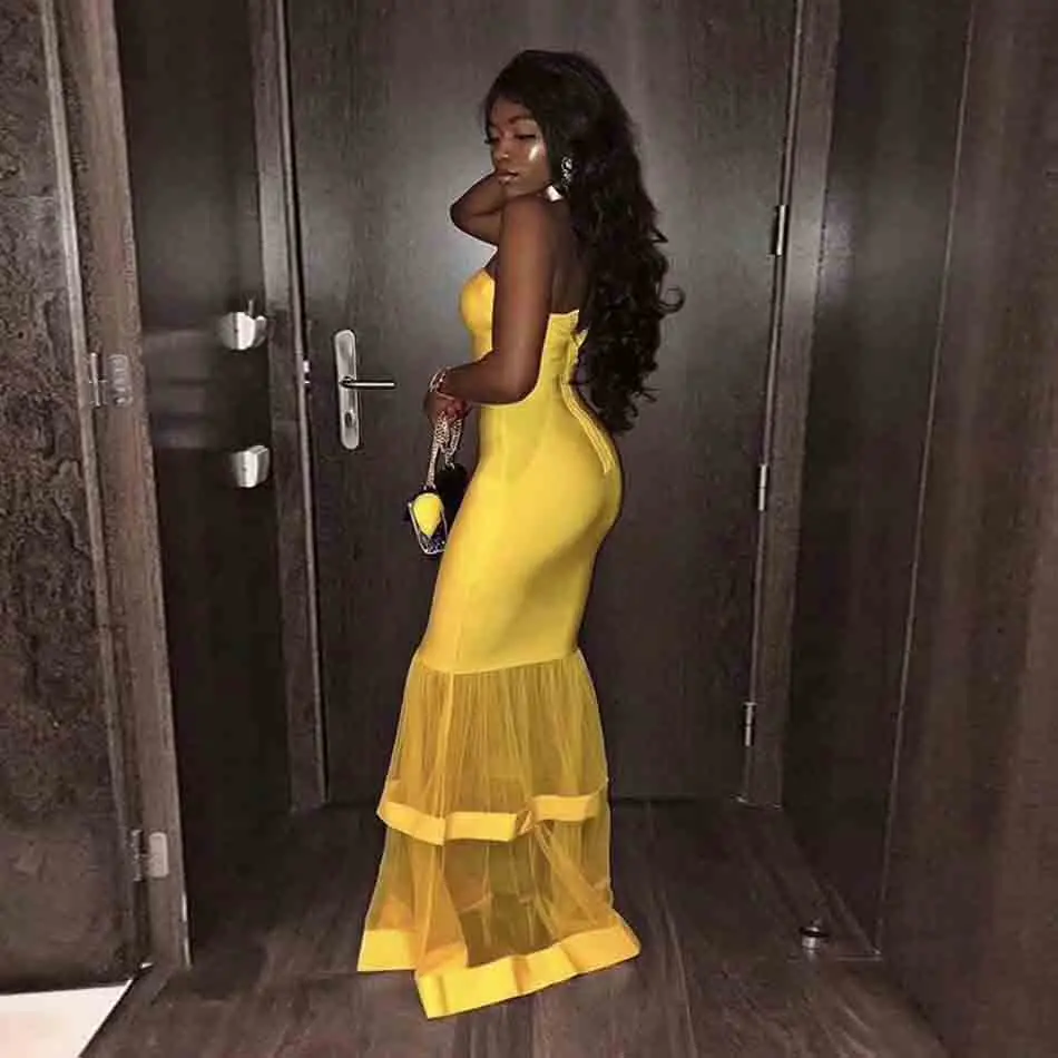 2018 Новое Женское Бандажное платье Vestidos Verano летнее пикантное без рукавов бретелей