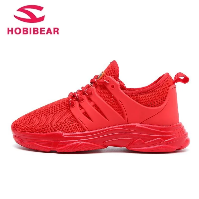 HOBIBEAR Summer Kids Sports Shoes Children Casual Boys Patchwork Sneaker Light Breathable Girls Anti-Slippery Rubber Sole | Детская