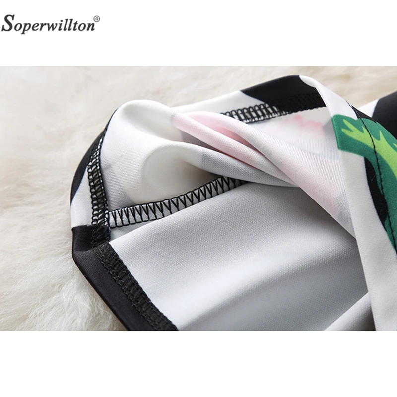 Женское винтажное платье без рукавов белое с цветочным принтом и круглым вырезом