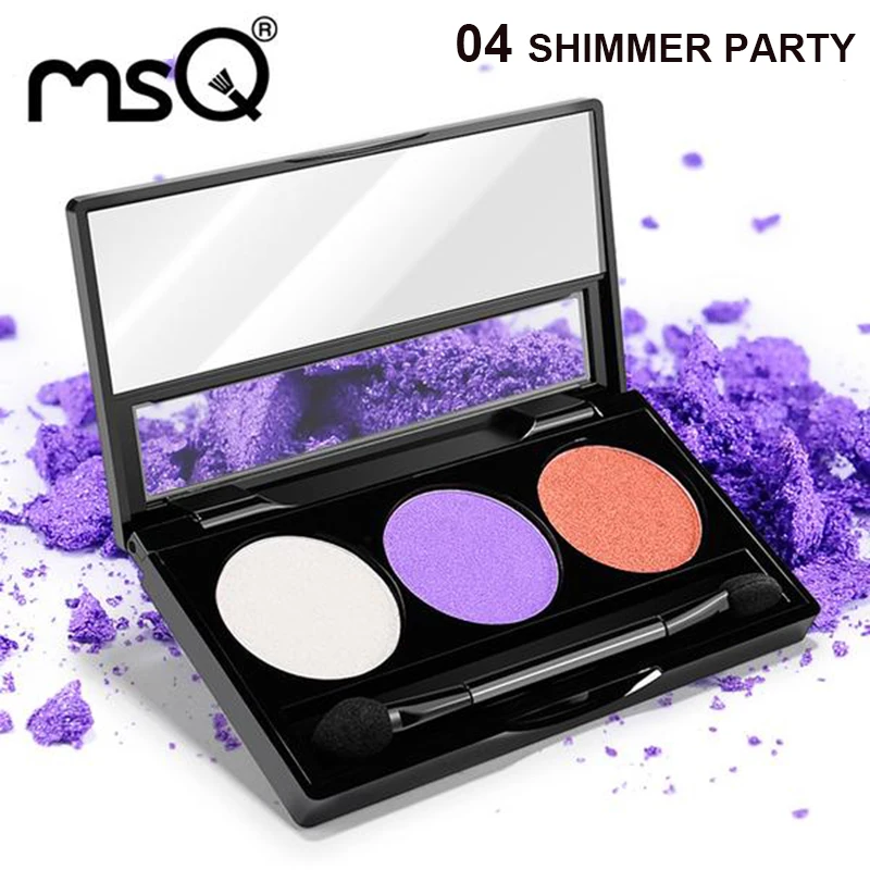 MSQ Professional 3 Colors Eyeshadow Cosmetics Palette Matte Makeup For Fashion Beauty | Красота и здоровье