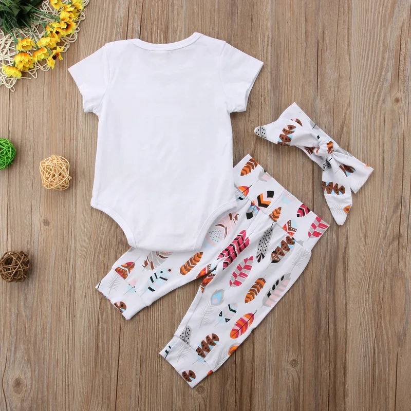 Newborn Infant Baby Boys Girl Romper Pants Sunsuit Outfits Set Clothes Boy Long Short Sleeve White | Детская одежда и обувь