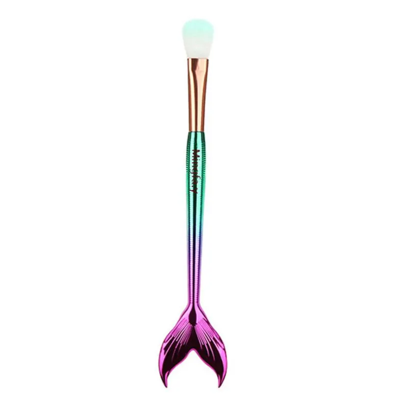 Multicolor Кисти для макияжа русалки pincel sereia рыбий хвост Нижняя кисть Пудра Румяна Макияж косметические кисти инструмент pinceaux maquillage - Handle Color: Multicolor