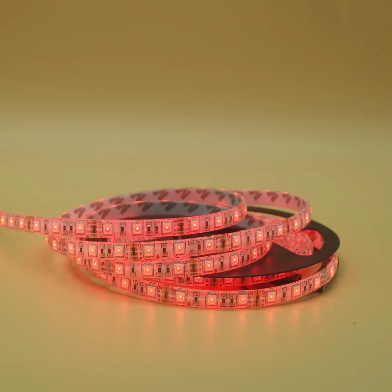 DC 12 в 1/2/3/4/5 М 5050 SMD RGB Светодиодная лента водонепроницаемая гибкая светодиодная
