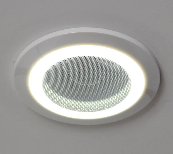 Домашний аудио громкоговоритель потолочный динамик со светодиодной подсветкой
