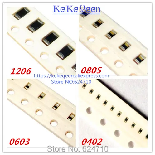 

100 шт. SMD индуктор 0402 0603 0805 1206 SMD Индукторы для микросхем