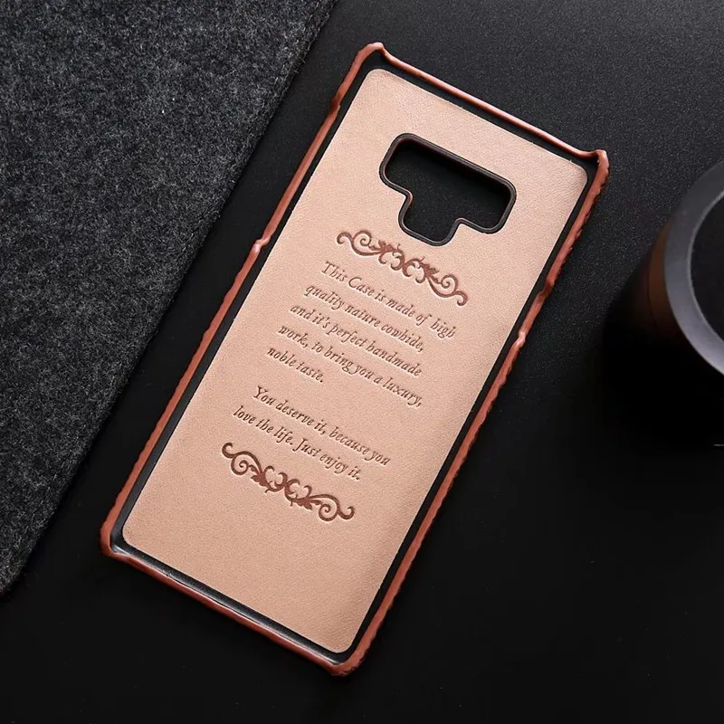 Чехол из натуральной кожи для Samsung Galaxy Note 9 классный чехол роскошный с рисунком