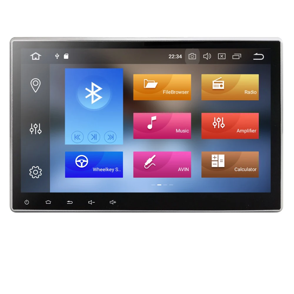 10,1 дюймов Android 4 Гб ram 64 Гб ram автомобильный dvd-плеер gps навигация Универсальный маятниковый 2 din px6 carplay dsp стерео Головные устройства