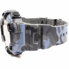 Цифровые наручные часы темно серые с подсветкой будильника