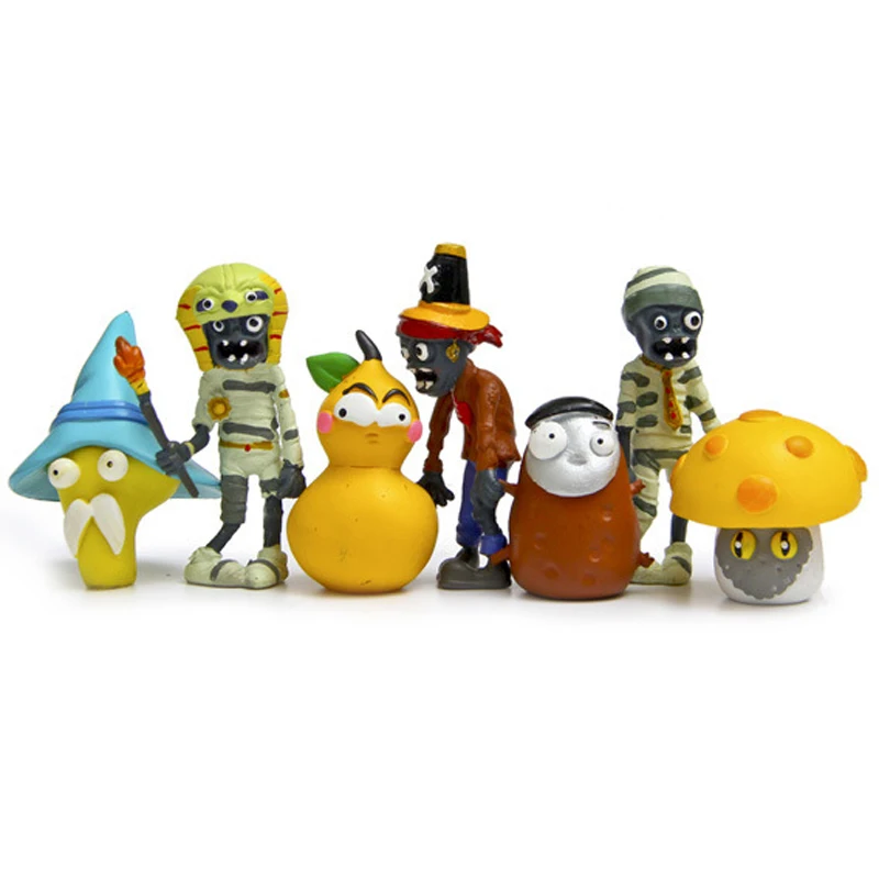 

30pcs/Lot Plants vs Zombies Figures PVZ Toys Plants and Zombies Figures PVC DIY Action Figure Collection Model Toy Chritmas Gift