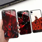 FinderCase для iPhone 8 Plus, чехол, стеклянная задняя крышка, Deadpool XS, чехол для iPhone 6 6s 7 8 Plus XS Max XR X 11 pro max