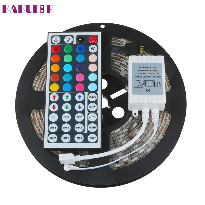 Высокое качество 5 М 5050 RGB SMD Светодиодная водонепроницаемая гибкая полоса 300