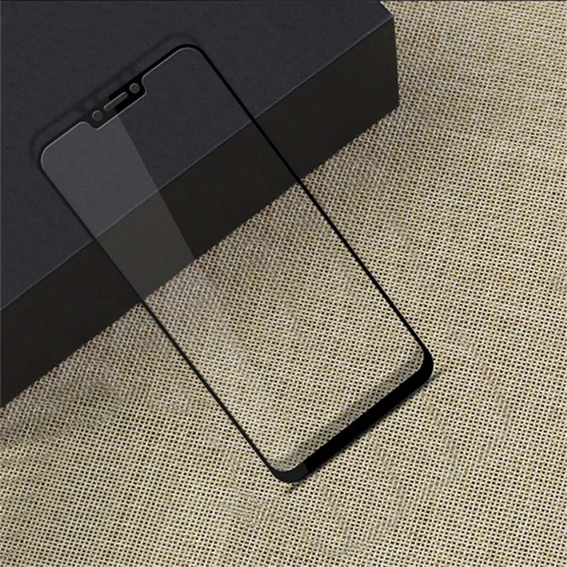 Full cover Tempered Glass For Lenovo Z5 screen protective smartphone clear frame all edges 9H toughened black display | Мобильные