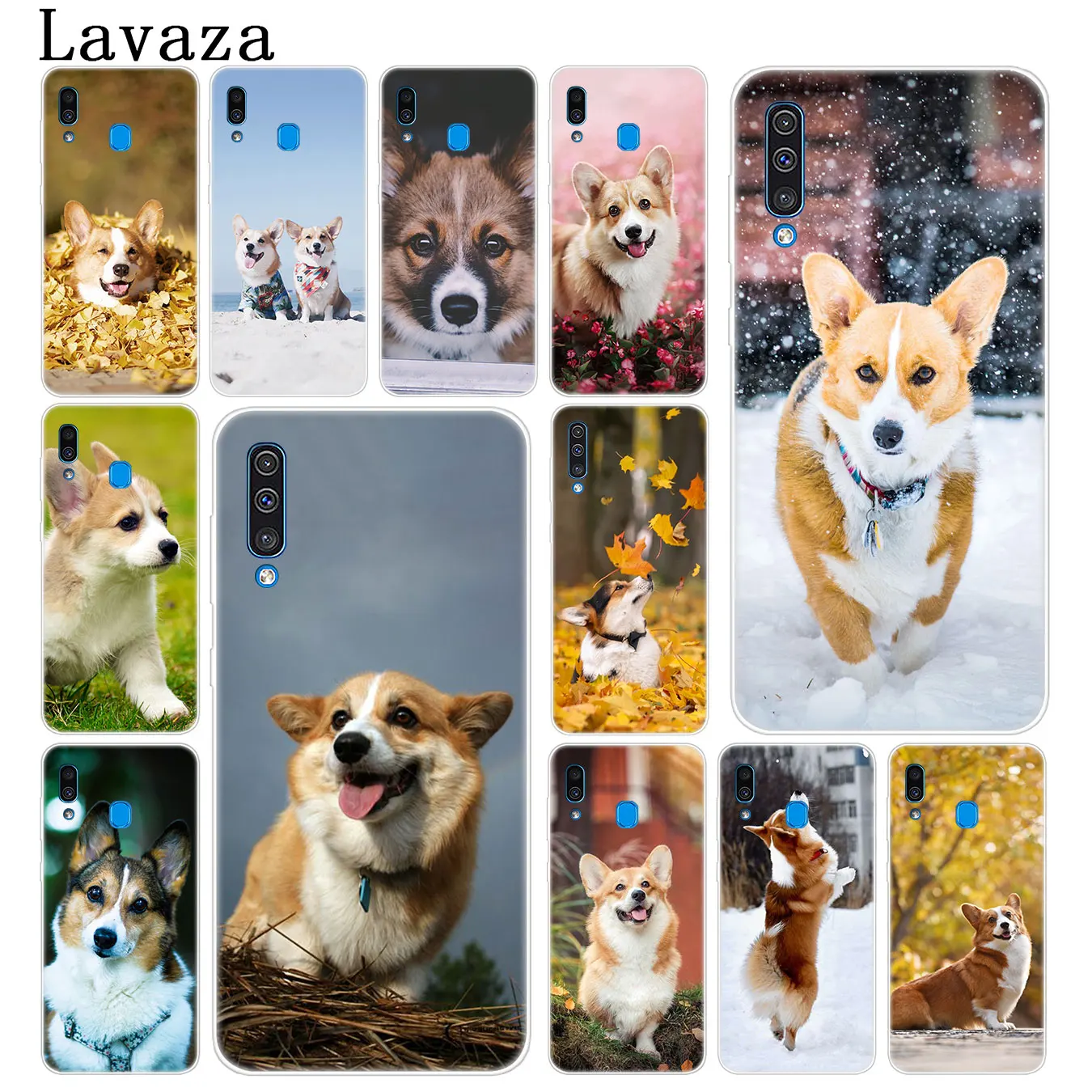 Lavaza Corgi dog pug cute Hard Phone Case for Samsung Galaxy A70 A60 A50 A40 A30 A20 A10 M10 M20 M30 M40 A20e Cover | Мобильные
