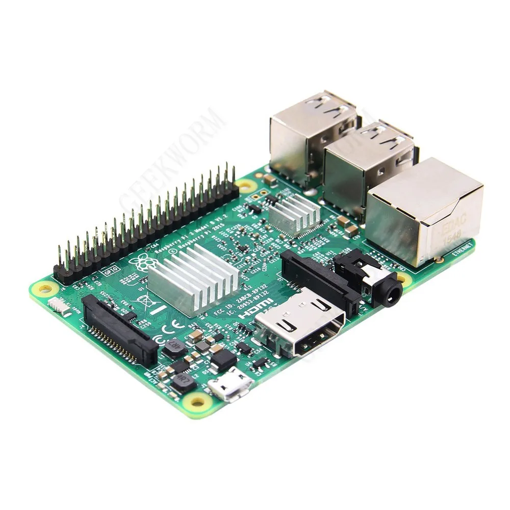 Оригинальный Raspberry Pi 3 Model B 1 ГБ BCM2837 64 разрядный четырехъядерный процессор 2 ГГц с