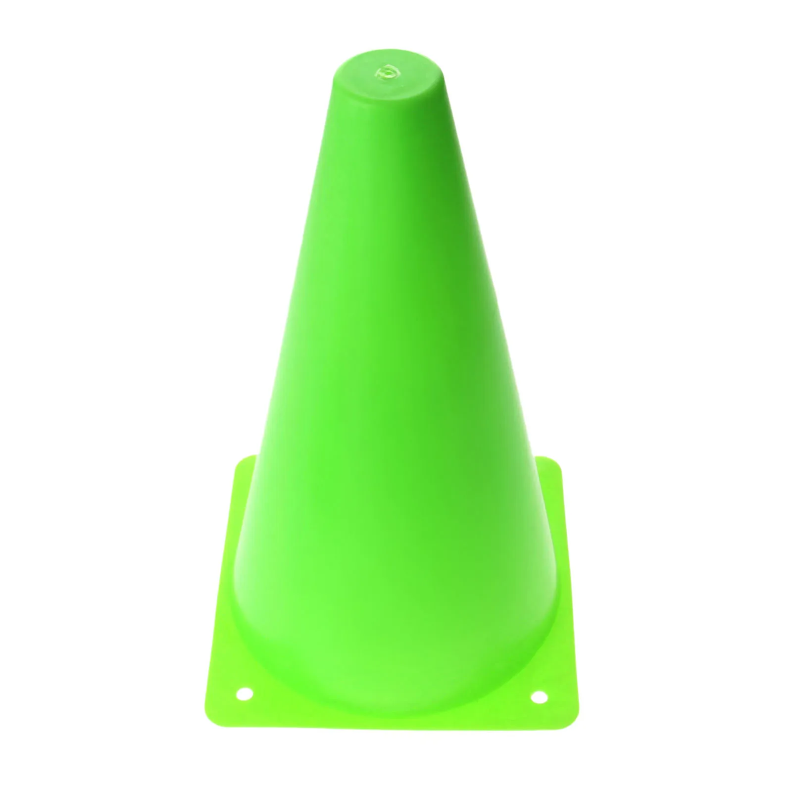 Green 1 шт., 9 дюймов, 23 см, пластиковая маркировочная машина для стадиона, Футбольная ловкость, тренировочный конус, маркер, свободный, со слалом Фигурное катание, ворсовая чашка, Футбольная тренировка скорости - Цвет: Green
