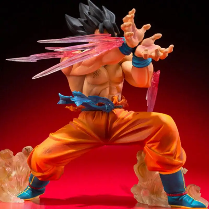 Оригинальная коробка Bandai DBZ Dragon Ball Z фигурку Сон Гоку Figuarts Тройная ПВХ модель
