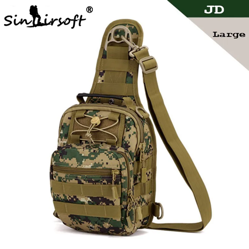 Нейлоновая нагрудная Сумка Molle с одним плечевым ремнем спортивная сумка для