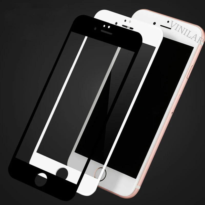 3D Покрытие Закаленное стекло для iphone 7 6 6s 8 plus X Защитное экрана на | Мобильные