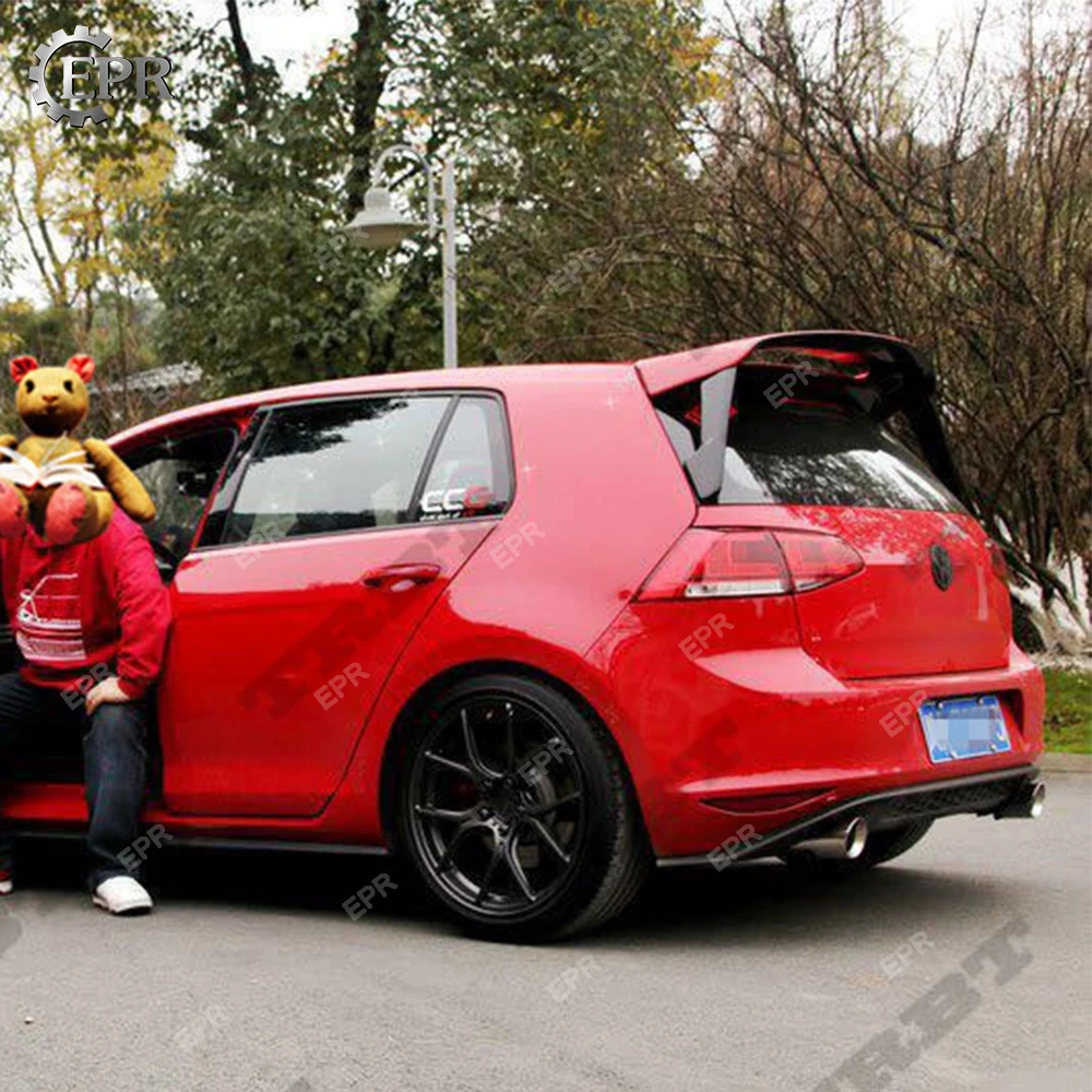 Для Golf 7 5G TI/TSI TC Тип FRP стекловолокно задний спойлер Body Kit авто тюнинг часть для 5