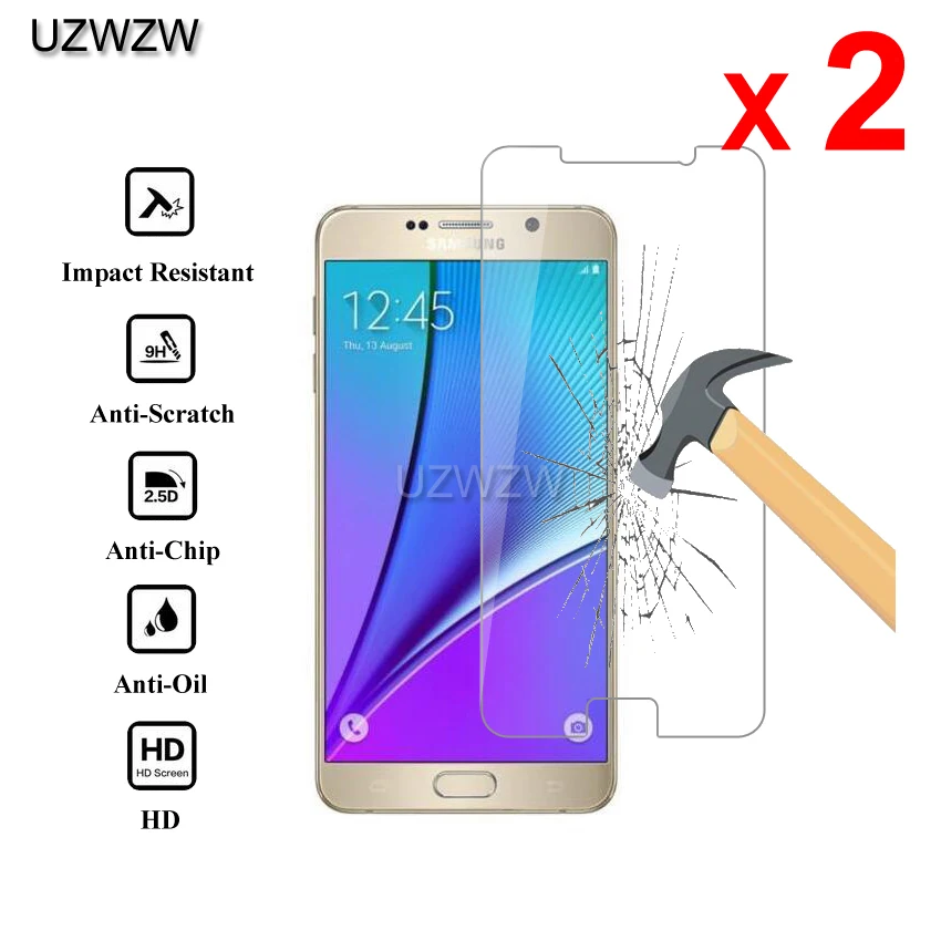 2 шт Премиум Закаленное стекло для samsung Galaxy Note 5 Защитное стекло для экрана протектор для samsung Note 5 стекло