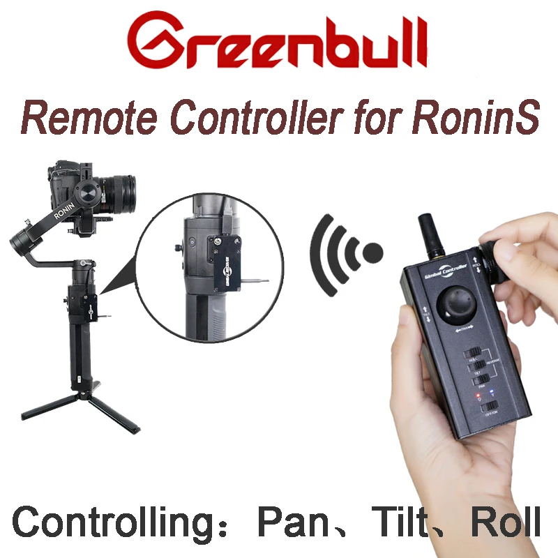 Greenbull беспроводной пульт дистанционного управления для Ronin S Gimbal стабилизатор управления Расстояние близкое к 500 метров