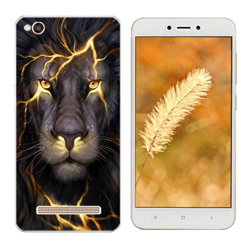 Cases for Xiaomi Redmi 4A Triangle Printing 5.0&quot Soft Case 4a Cover Silicone 4 A Redmi4a Bags |