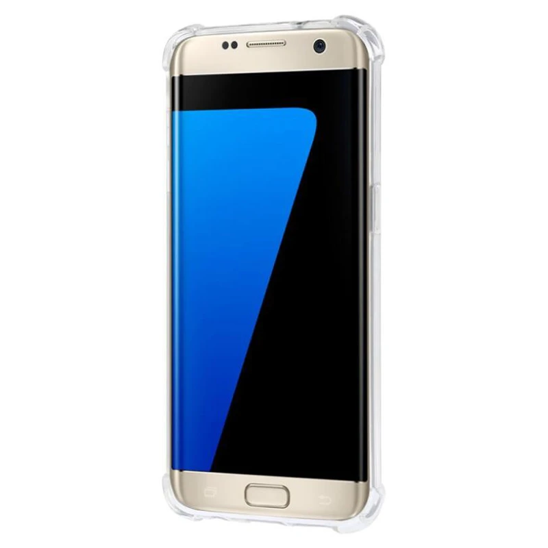 

Ultrathin Shockproof Soft TPU Silicone Clear Cases Phone Cover Coque Fundas for Samsung Galaxy S5 S6 S7 Edge S8 S9 Plus Note 8 9