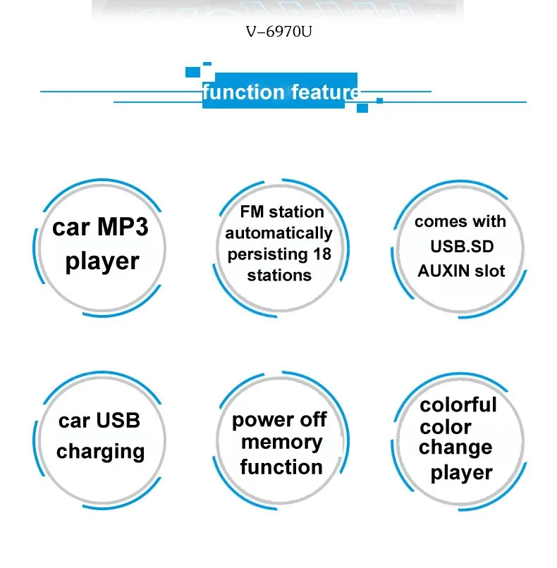 1 din 12 В автомобиля радио MP3 плеер поддерживает стерео TF FM USB аудио Авто Электроника лучшая цена продажи без Bluetooth