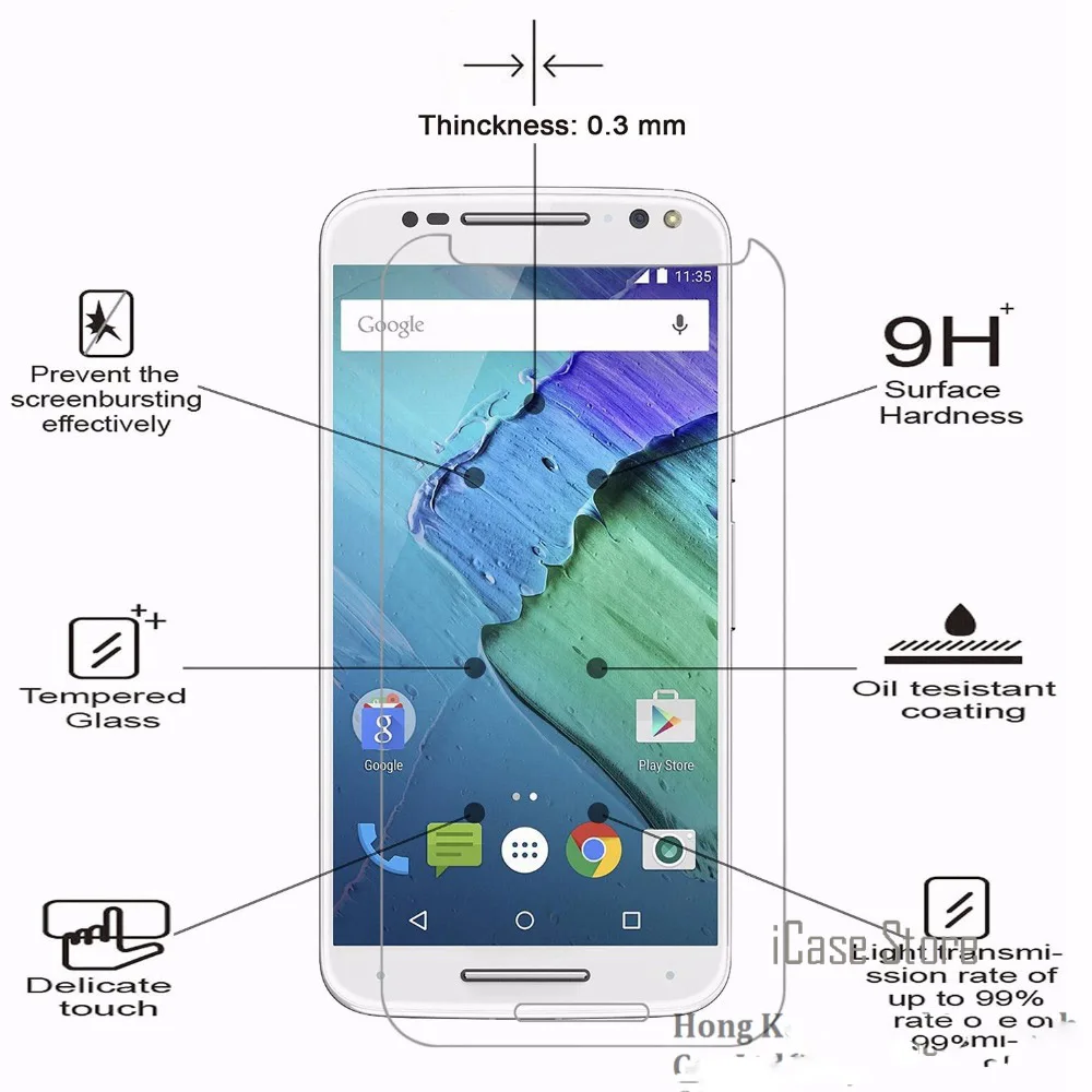 С уровнем твердости 9 H твердость закаленного стекла Стекло для Motorola Moto Z X Force