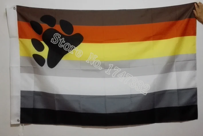 

Bear Pride Flag hot sell goods 3X5FT 150X90CM Banner brass metal holes