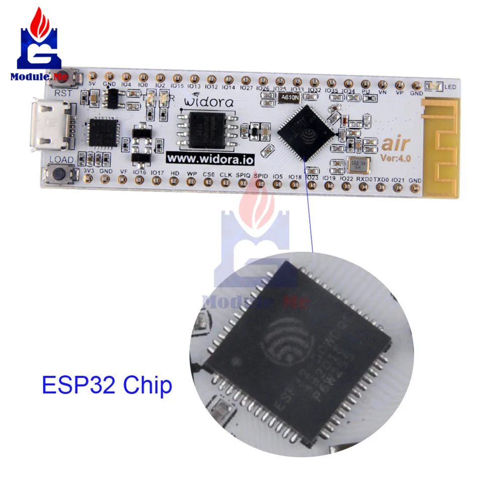 ESP32 NodeMcu макетная плата Widora AIR V4.0 двухъядерный WIFI Интернет вещей модуль 240Mhz Micro USB 3 V