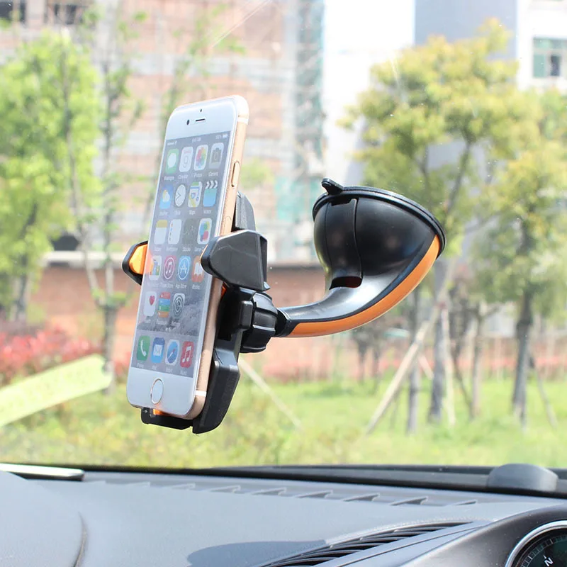 

Vehicle multi-function mobile phone bracket navigation support air outlet mobile phone holder suction cup bracket 4 Color
